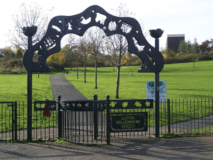 Millenium Green entrance